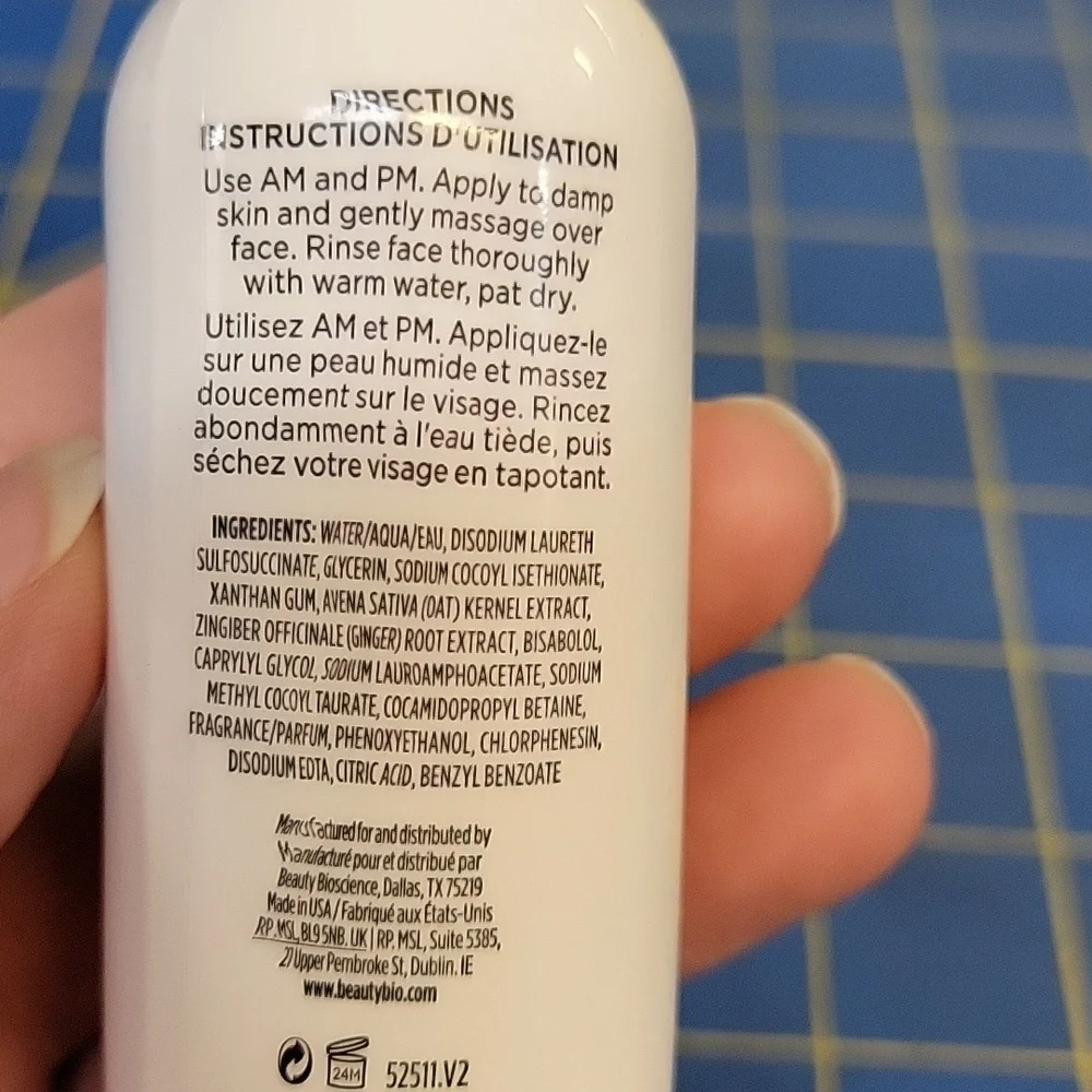BeautyBio The Balance Gel Cleanser pH Balancing 60ml New Sealed Bottle